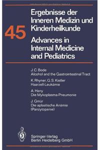 Ergebnisse Der Inneren Medizin Und Kinderheilkunde / Advances in Internal Medicine and Pediatrics