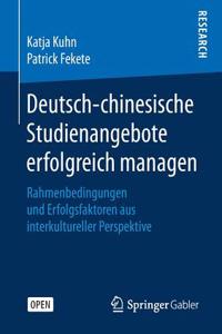 Deutsch-Chinesische Studienangebote Erfolgreich Managen