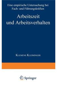 Arbeitszeit Und Arbeitsverhalten