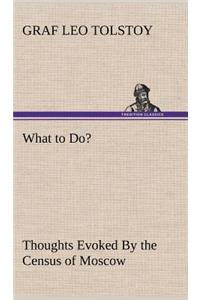 What to Do? Thoughts Evoked By the Census of Moscow