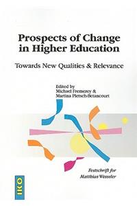 Prospects of Change in Higher Education
