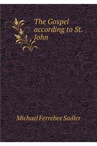 The Gospel according to St. John