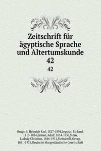 Zeitschrift fur agyptische Sprache und Altertumskunde