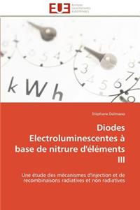 Diodes electroluminescentes à base de nitrure d'éléments iii