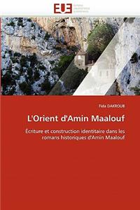 L''orient d''amin Maalouf