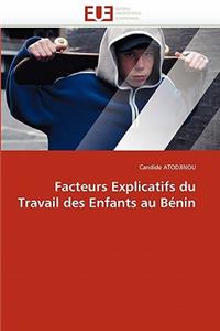 Facteurs Explicatifs Du Travail Des Enfants Au B�nin
