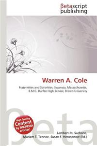 Warren A. Cole