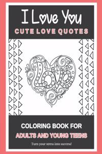 I Love You Cute Love Quotes