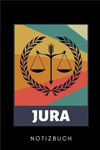 Jura Notizbuch