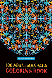 100 Adult Mandala Coloring Book