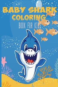 Baby Shark Coloring Book for kids