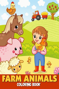 Farm Animals Coloring Book