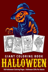 Giant Coloring Book Halloween