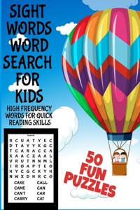 Sight Words Word Search for Kids