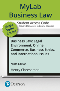 Business Law -- Mylab Business Law with Pearson Etext