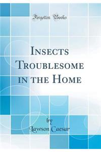 Insects Troublesome in the Home (Classic Reprint)