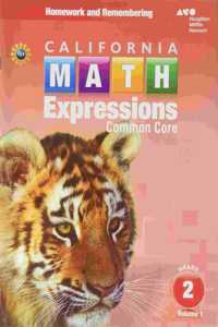 Homework and Remembering Workbook, Volume 1 Grade 2