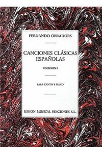 Canciones Clasicas Espanolas Volume 1