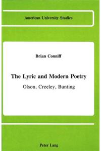 Lyric and Modern Poetry