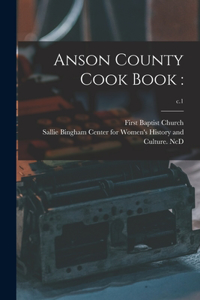 Anson County Cook Book