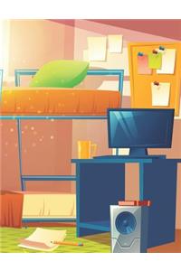 Bedroom Blank Lined Notebook
