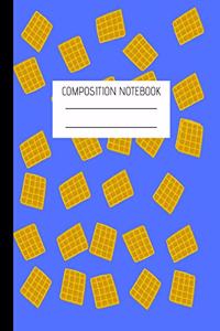 Composition Notebook Waffles