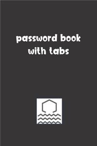 Password Book With Tabs