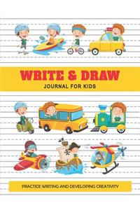 Write and Draw Journal for Kids