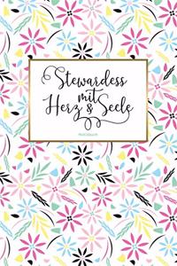 Stewardess Mit Herz & Seele Notizbuch