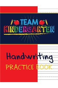Team Kindergarten Handwriting Practice Book