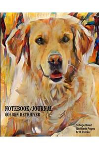 Notebook/Journal - Golden Retriever