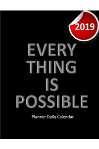 Planner Daily Calendar 2019