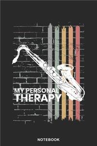 Saxophone Instrument Art Graphic Notebook