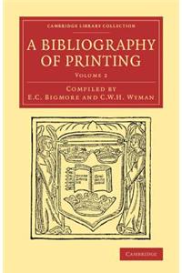 Bibliography of Printing