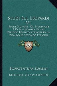 Studi Sul Leopardi V1