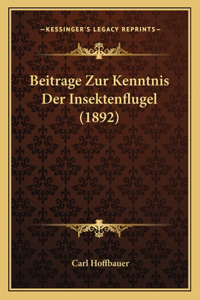 Beitrage Zur Kenntnis Der Insektenflugel (1892)