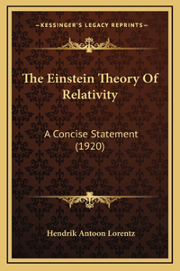 Einstein Theory Of Relativity