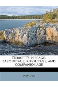 Debrett's peerage, baronetage, knightage, and companionage