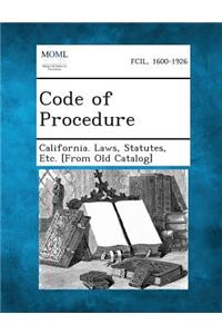 Code of Procedure