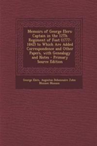 Memoirs of George Elers