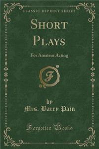 Short Plays