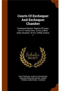 Courts of Exchequer and Exchequer Chamber