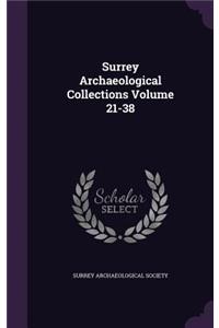 Surrey Archaeological Collections Volume 21-38