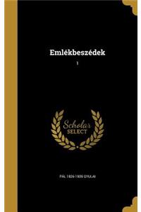 Emlékbeszédek; 1