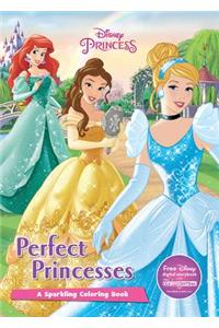Disney Princess Perfect Princesses: A Sparkling Coloring Book