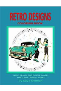 Retro Designs Coloring Book