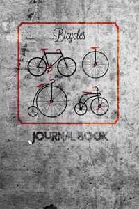 Bicycle Journal book /notebook 6x9 inch 102 page