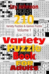 Variety Puzzle Book For Adults