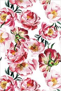 Pink Watercolor Painted Floral Journal