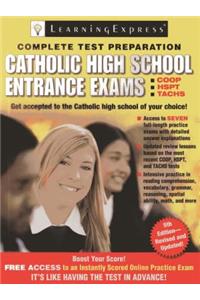 Catholic High School Entrance Exams: COOP/HSPT/TACHS